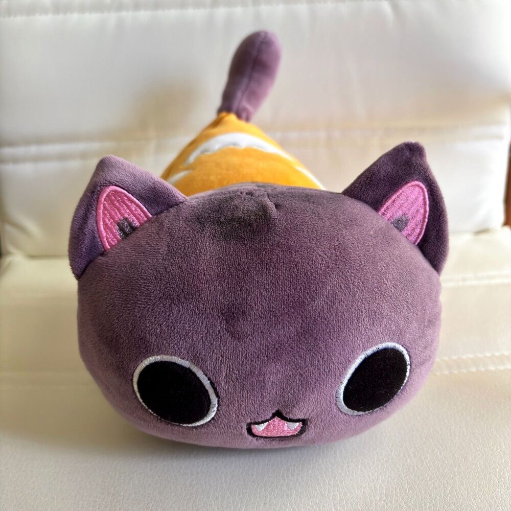 2021Bat Face Cat 11" Halloween Pumpkin Cat Plush  Plush Animal